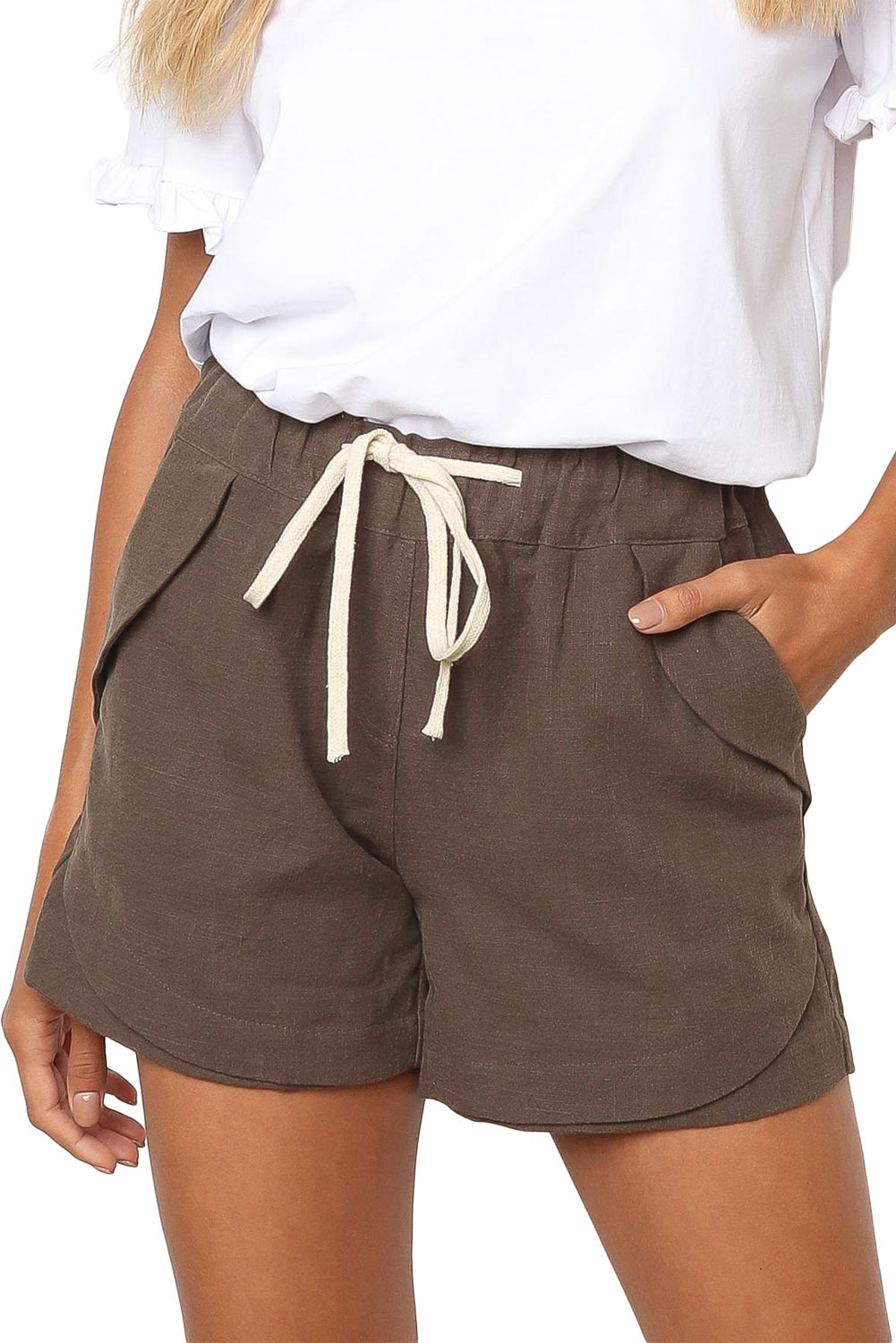 Khaki Faylin Shorts