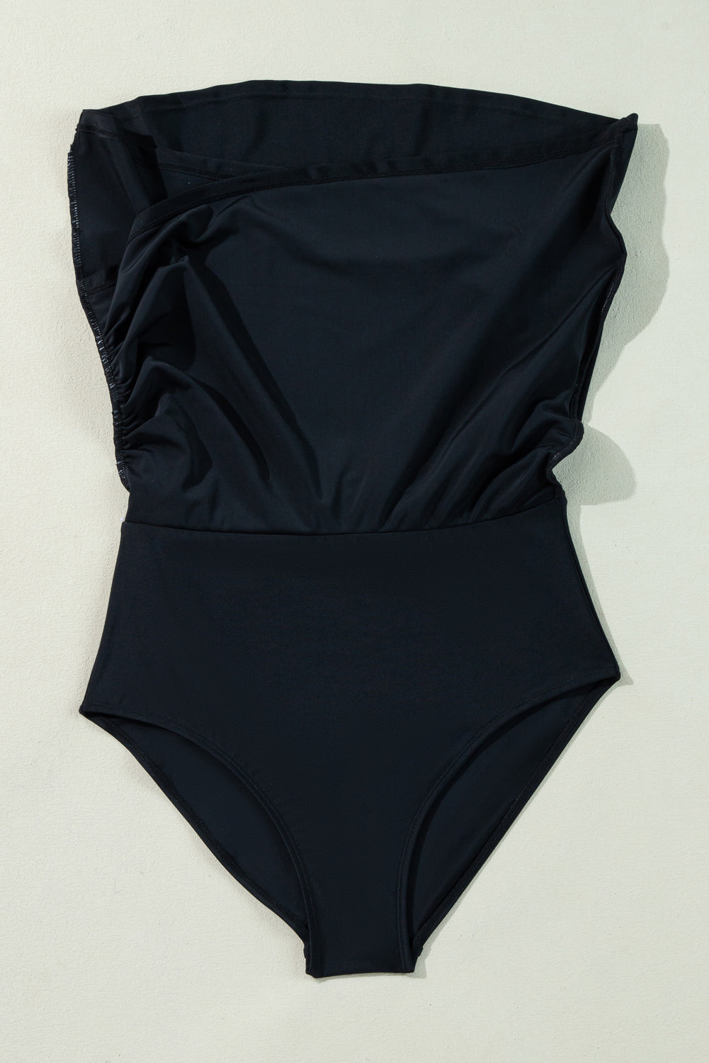 Black Crossover Bikini Tank and Skort Swimwear