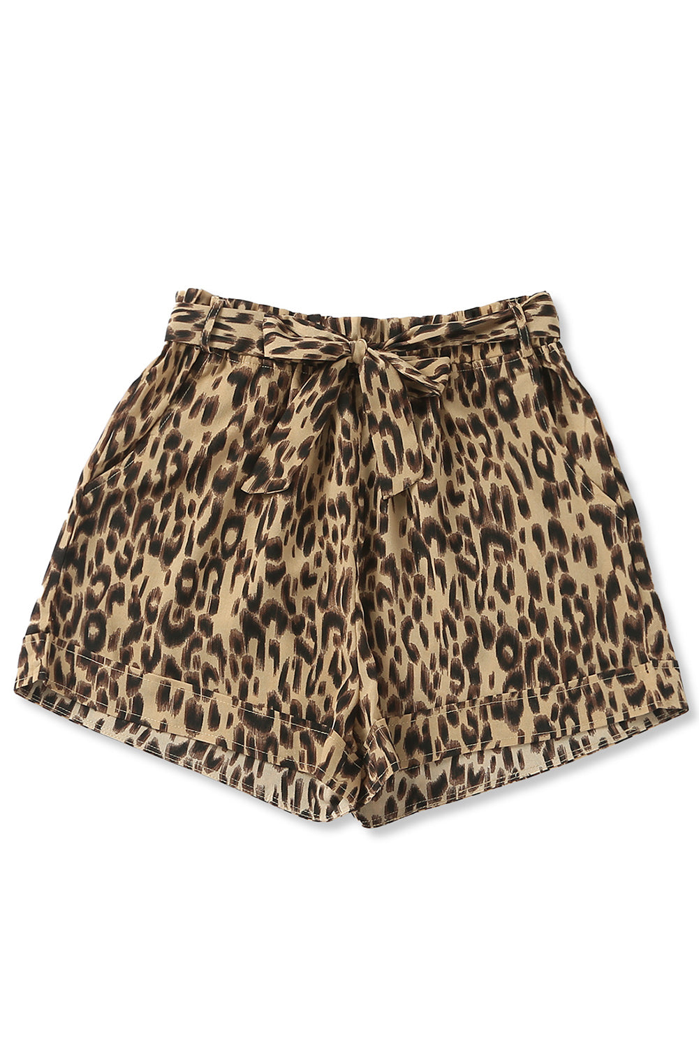 Animal Print Casual Shorts