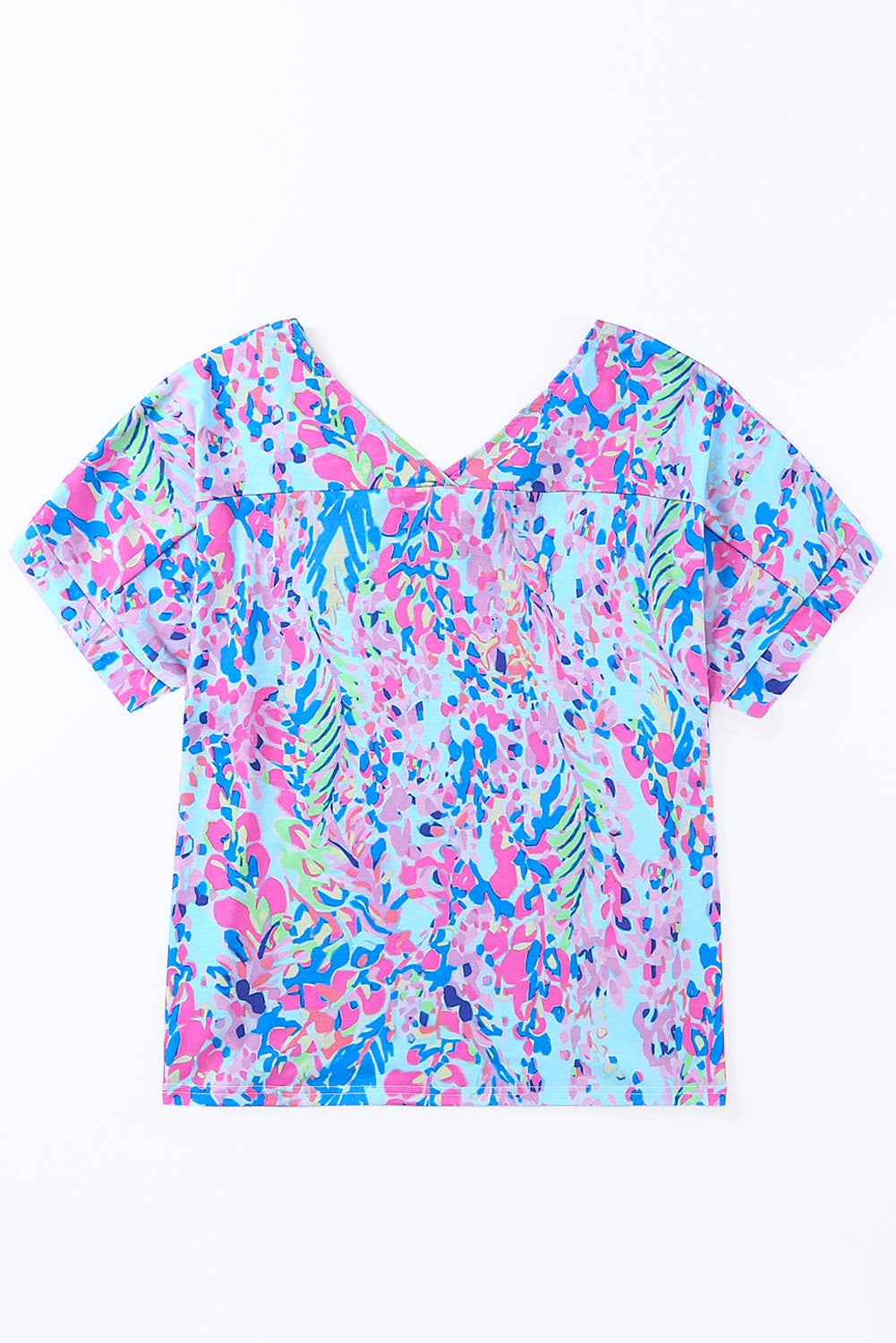 Loose Painted Floral Tee